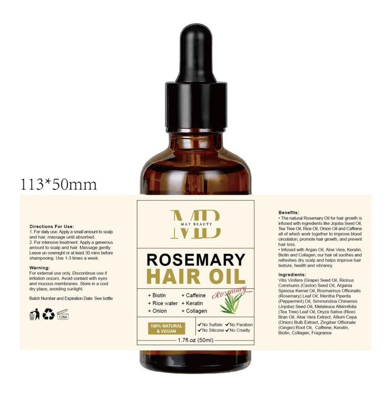 Rosemary Hair Oil